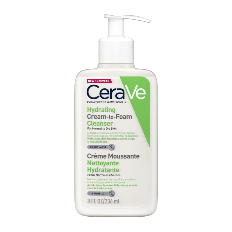 Hydrating Cream-to-Foam Cleanser (237ml)